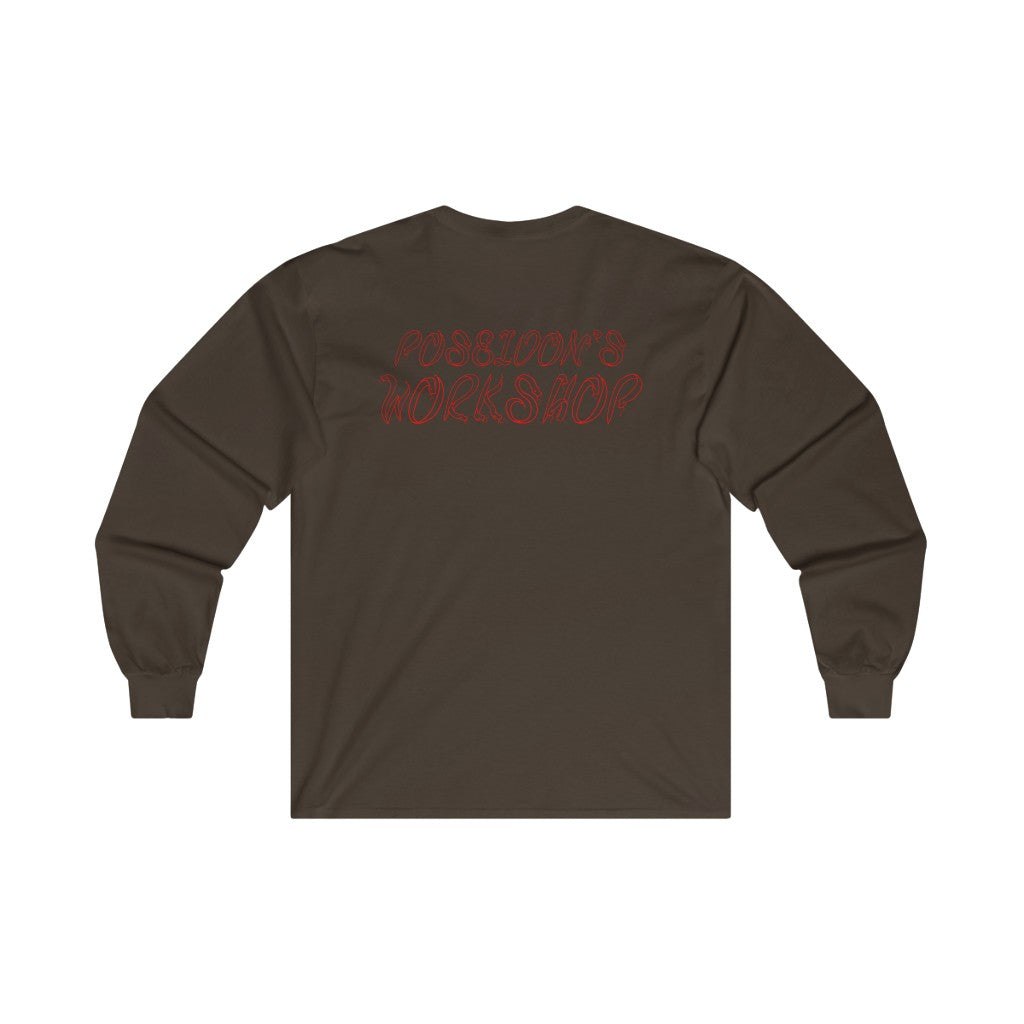 Medusa Snakes Long Sleeve Red