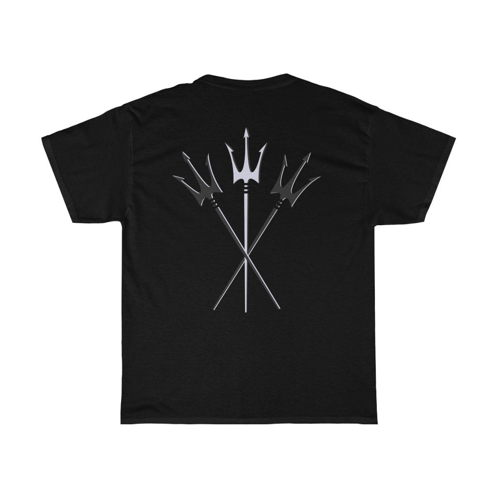 "TRIDENTS" Black Tee