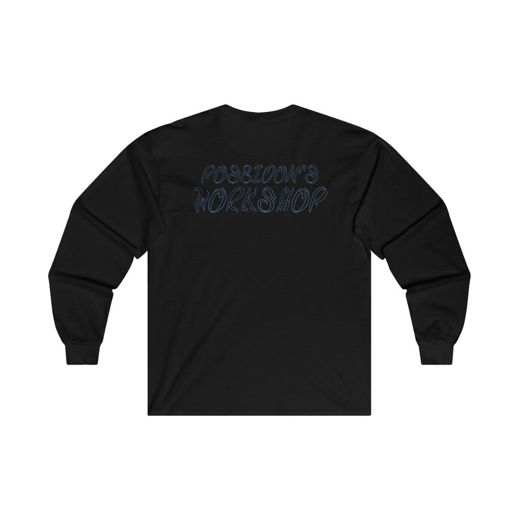 Medusa Snakes Long Sleeve Blue
