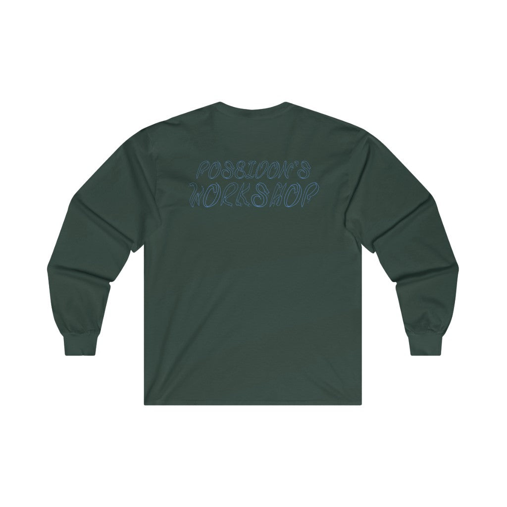 Medusa Snakes Long Sleeve Blue