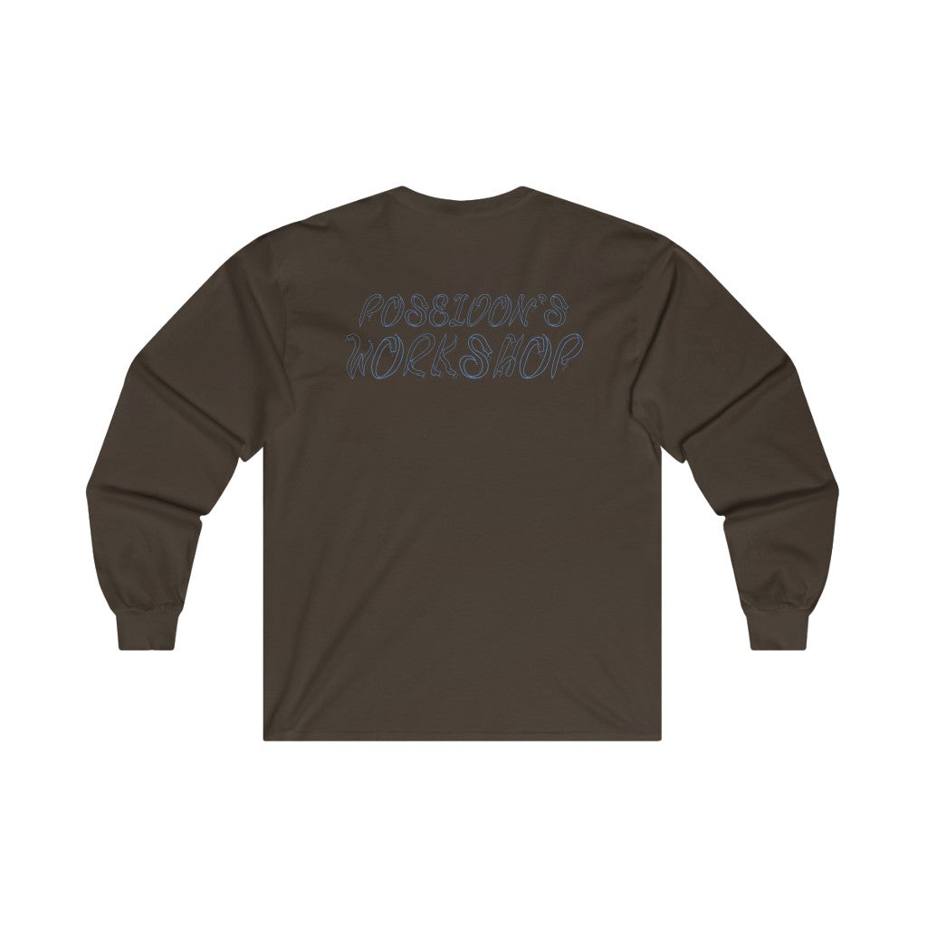 Medusa Snakes Long Sleeve Blue