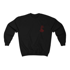 Medusa Snakes Crewneck Sweatshirt Red