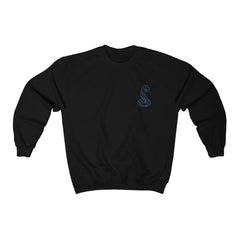 Medusa Snakes Crewneck Sweatshirt Blue