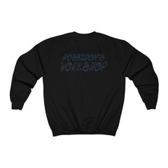 Medusa Snakes Crewneck Sweatshirt Blue