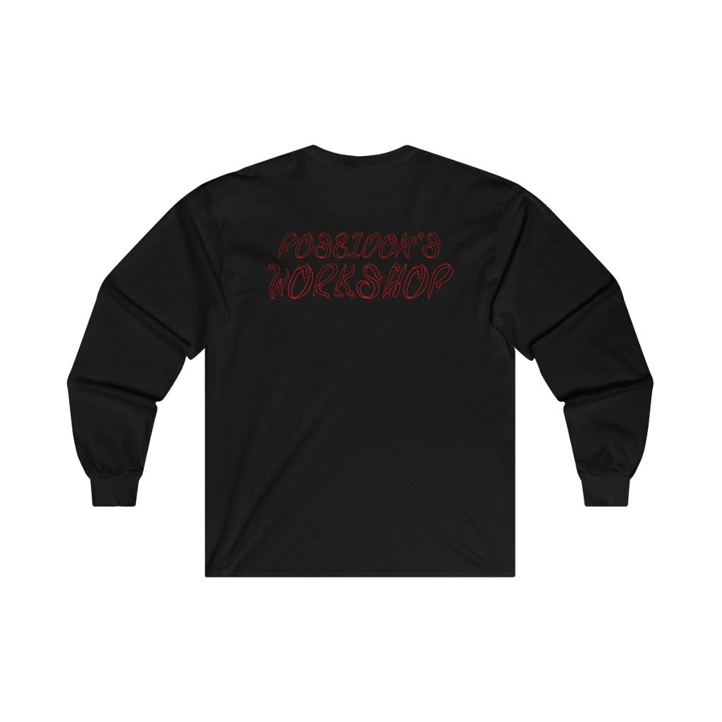 Medusa Snakes Long Sleeve Red