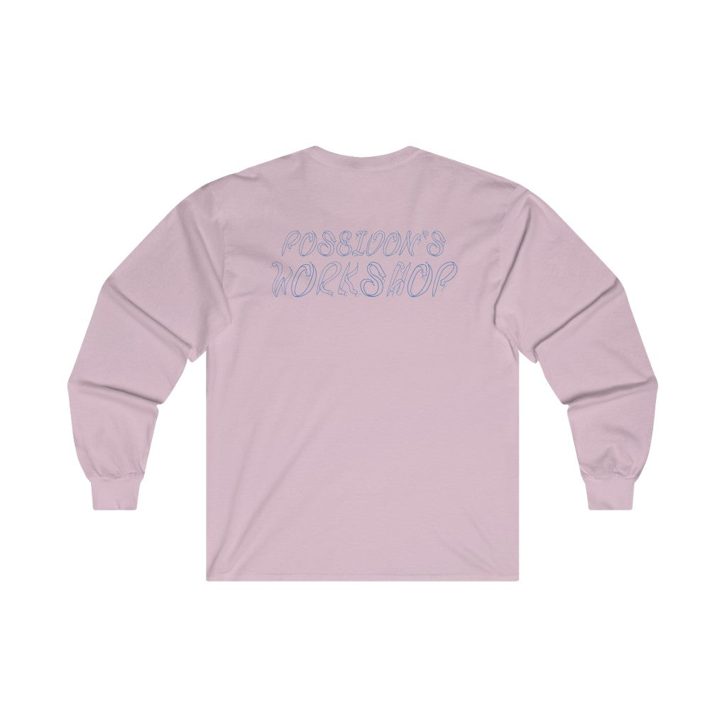 Medusa Snakes Long Sleeve Blue