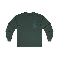 Medusa Snakes Long Sleeve Blue